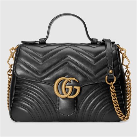 gucci borsa nera|Gucci purses for women.